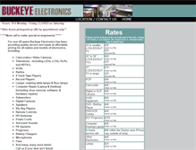 Tablet Screenshot of buckeyeelectronics.com